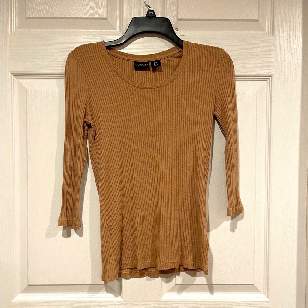 Rachel Zoe. Womens Small. Brown Long Sleeve Top